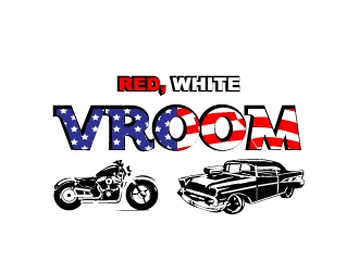 Red, White & Vroom logo design by samuraiXcreations
