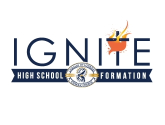 Ignite High School Formation logo design by dondeekenz