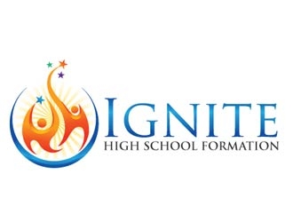 Ignite High School Formation logo design by shere
