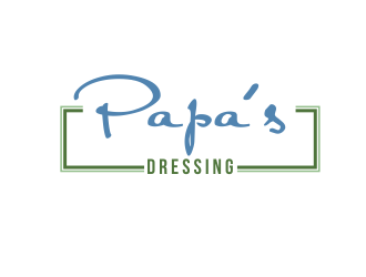 Papas Dressing  logo design by bosbejo