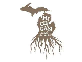 Michigan Roots Pottery Co. logo design by quanghoangvn92