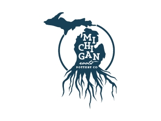 Michigan Roots Pottery Co. logo design by quanghoangvn92