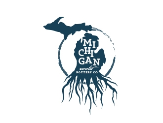 Michigan Roots Pottery Co. logo design by quanghoangvn92