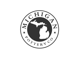 Michigan Roots Pottery Co. logo design by Gravity