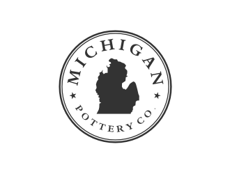 Michigan Roots Pottery Co. logo design by Gravity