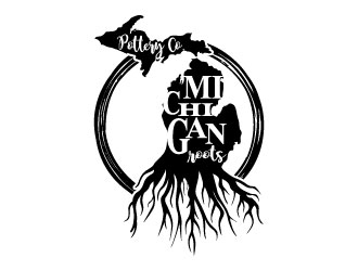 Michigan Roots Pottery Co. logo design by daywalker
