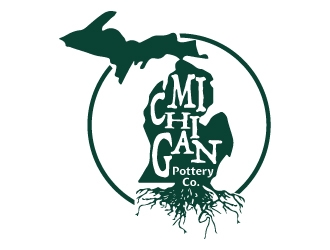 Michigan Roots Pottery Co. logo design by dhika