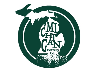 Michigan Roots Pottery Co. logo design by dhika