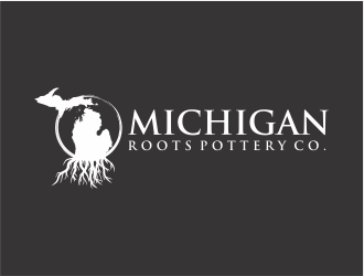 Michigan Roots Pottery Co. logo design by mutafailan
