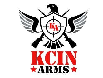 KCIN ARMS logo design by PMG