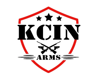 KCIN ARMS logo design by PMG