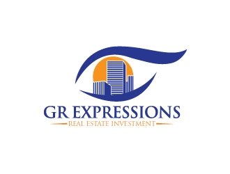 GR Expressions  logo design by Gaze
