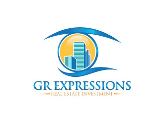 GR Expressions  logo design by Gaze