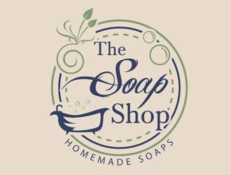 The Soap Shop logo design by shere