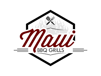 Maui BBQ Grills logo design by Republik