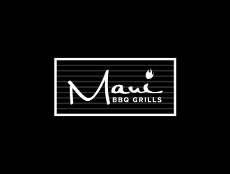 Maui BBQ Grills logo design by JJlcool