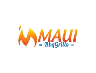 Maui BBQ Grills logo design by Aelius