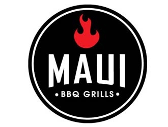 Maui BBQ Grills logo design by shere