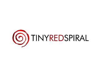 Tiny Red Spiral logo design by Republik