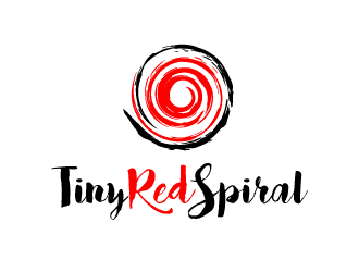 Tiny Red Spiral logo design by PRN123