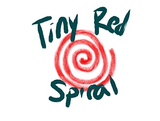 Tiny Red Spiral logo design by konstnarartist