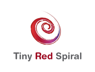 Tiny Red Spiral logo design by lbdesigns