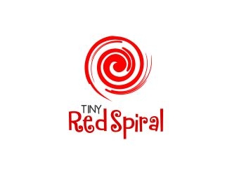 Tiny Red Spiral logo design by senandung