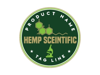 Hemp Sceintific logo design by nexgen
