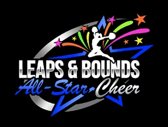 Leaps & Bounds All-Star Cheer logo design by ingepro