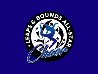 Leaps & Bounds All-Star Cheer logo design by dshineart