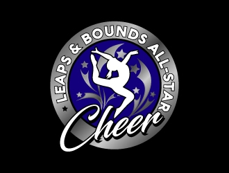 Leaps & Bounds All-Star Cheer logo design by dshineart