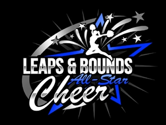 Leaps & Bounds All-Star Cheer logo design by ingepro