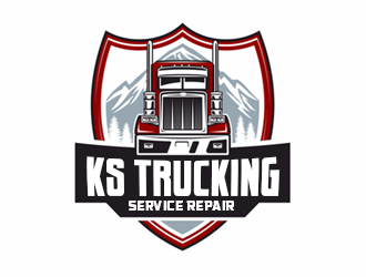 K S Trucking Service Repair logo design by Optimus