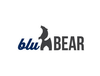 bluBear or blu Bear logo design by paulanthony