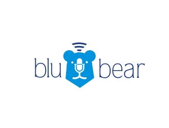 bluBear or blu Bear logo design by Foxcody