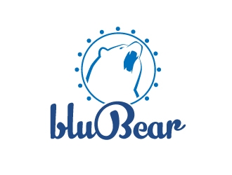 bluBear or blu Bear logo design by Anzki