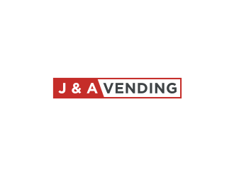 J & A Vending  logo design by bricton