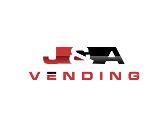 J & A Vending  logo design by oke2angconcept