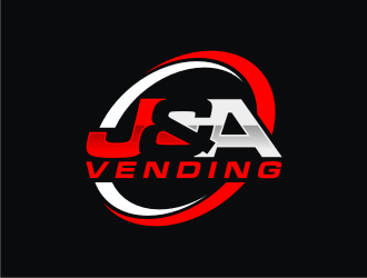 J & A Vending  logo design by agil