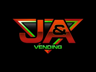 J & A Vending  logo design by uttam