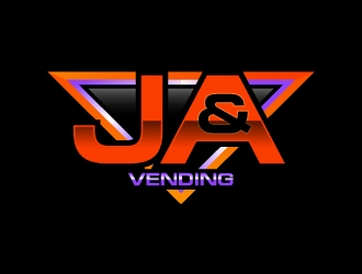 J & A Vending  logo design by uttam