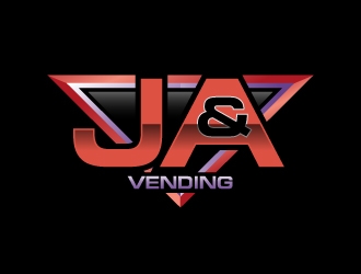 J & A Vending  logo design by uttam