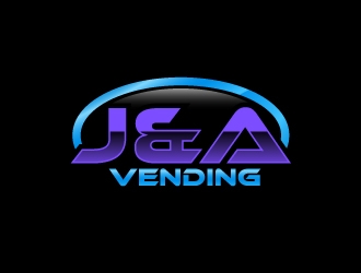 J & A Vending  logo design by uttam