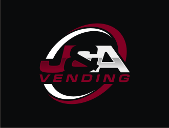 J & A Vending  logo design by agil