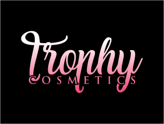 Trophy Cosmetics  logo design by BlessedArt