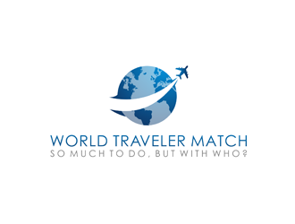 World Traveler Match  logo design by bomie
