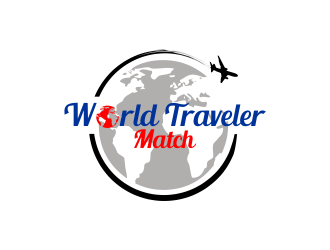 World Traveler Match  logo design by akhi