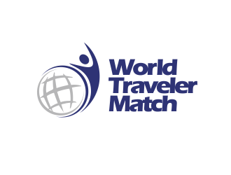 World Traveler Match  logo design by YONK