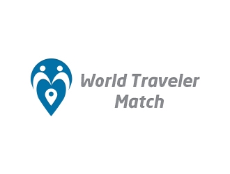 World Traveler Match  logo design by lbdesigns