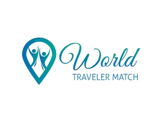 World Traveler Match  logo design by lbdesigns